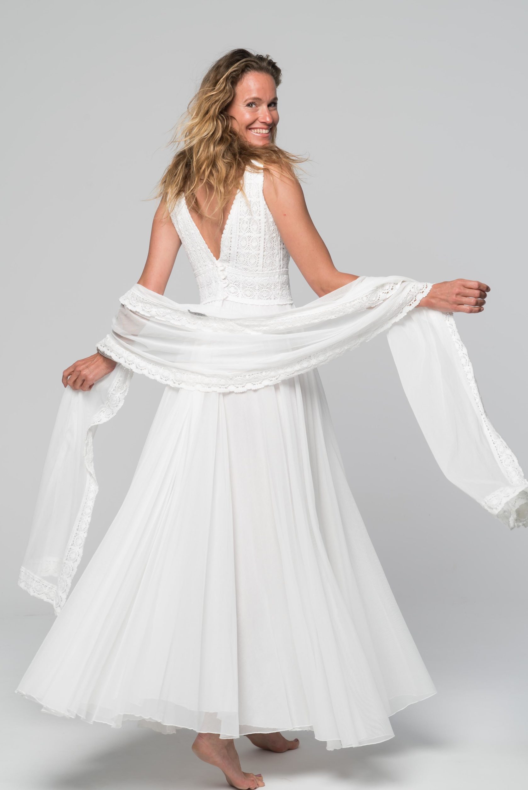 Vestido blanco ibicenco