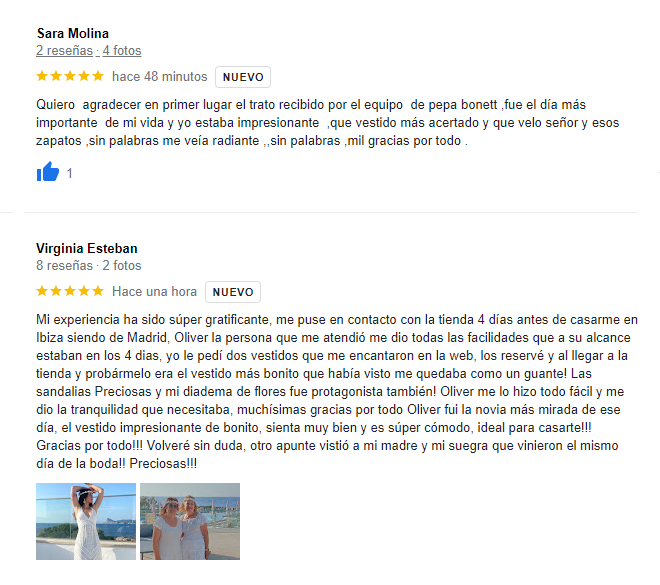 opiniones clientes pepabonett